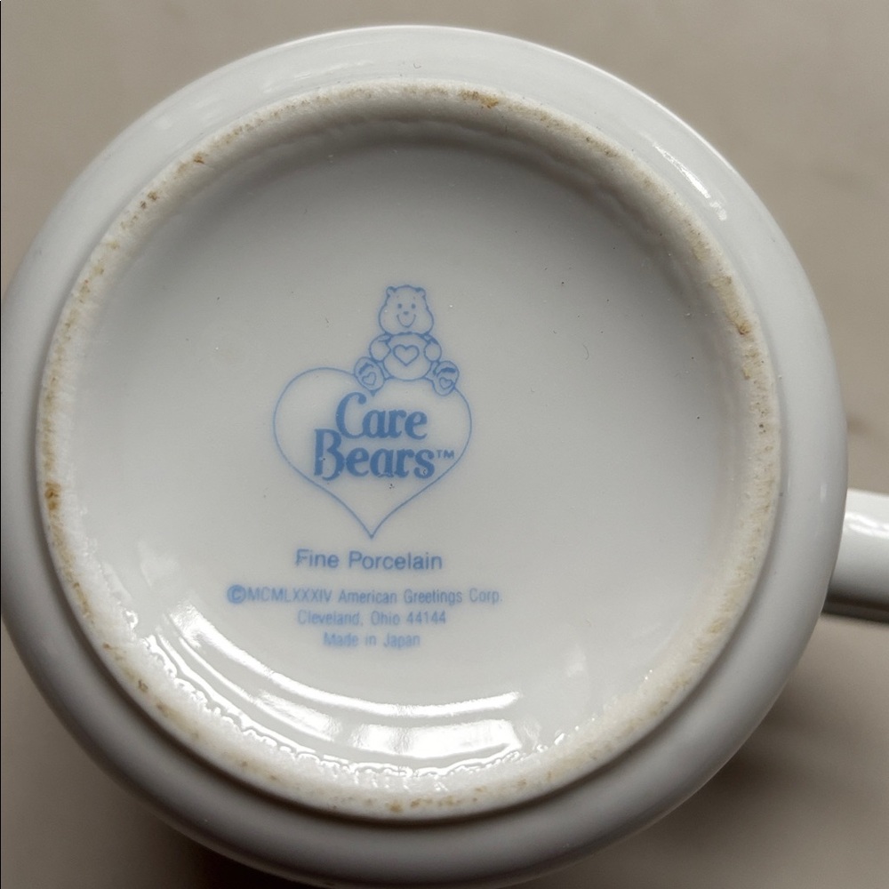 Vintage 1980s Care Bears Fine Porcelain Mug - Picture 6 of 6